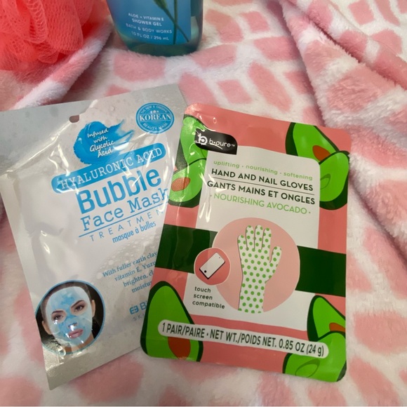 Mini spa day, bath wrap, shower gel, hand and face mask. - Picture 4 of 5